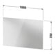 Duravit Miroir lumineux Better 100x70x3,3 cm, 52 W, LED, blanc