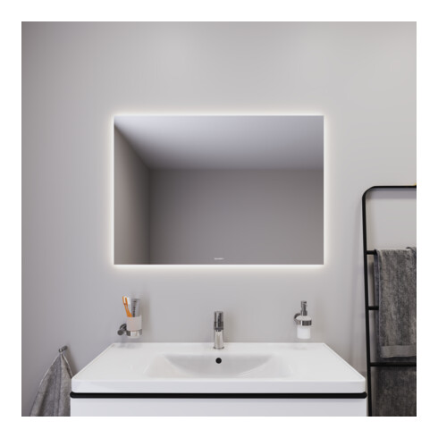 Duravit Miroir lumineux Better 100x70x3,3 cm, 52 W, LED, blanc