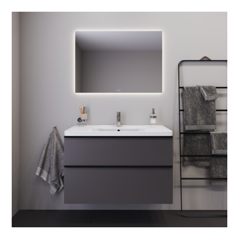 Duravit Miroir lumineux Better 100x70x3,3 cm, 52 W, LED, blanc