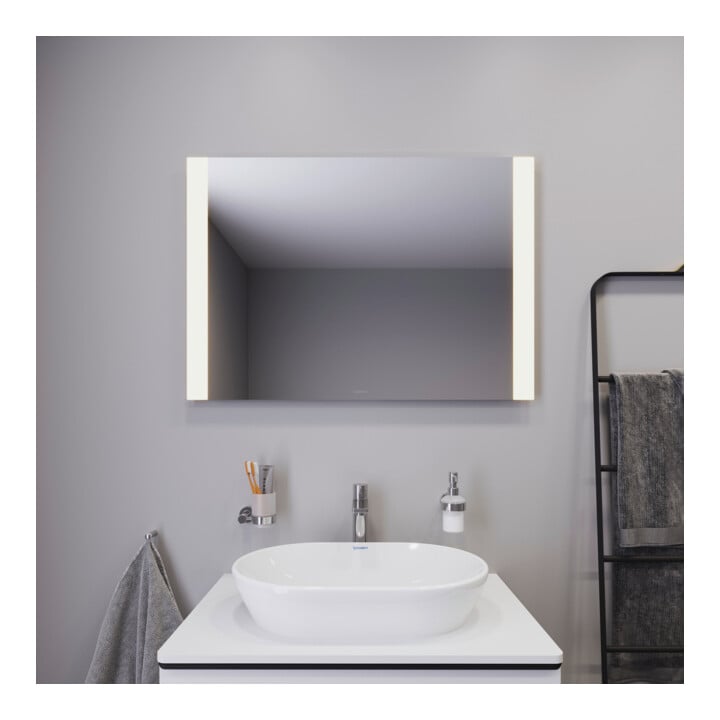 Duravit Miroir lumineux Better 100x70x3,4 cm, 22 W, LED, blanc