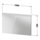 Duravit Miroir lumineux Better 100x70x3,5 cm, 16 W, LED, blanc