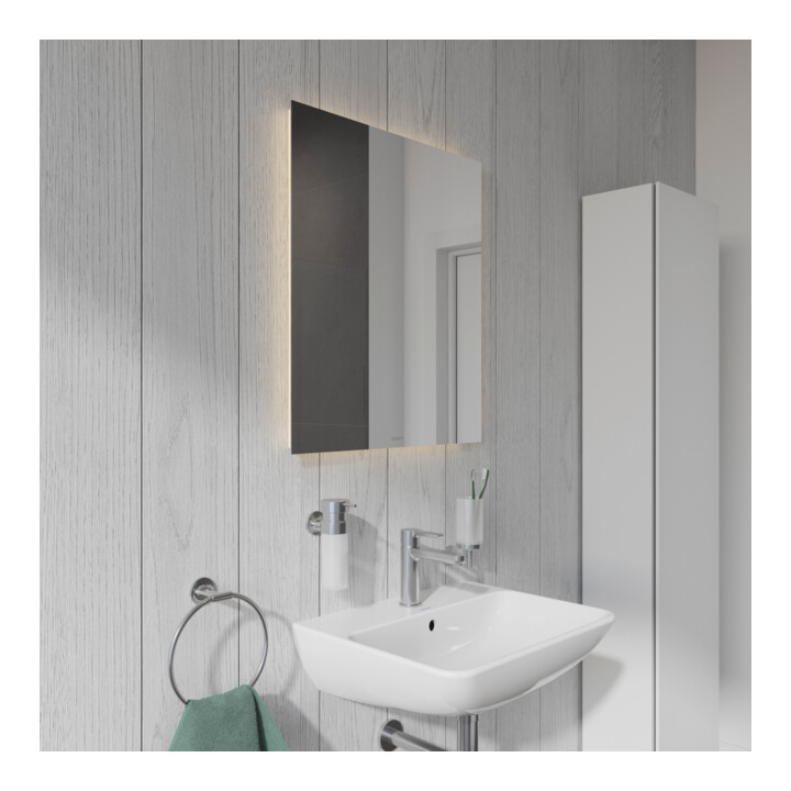 Duravit Miroir lumineux Better 60x70x3,3 cm, 40 W, LED, blanc