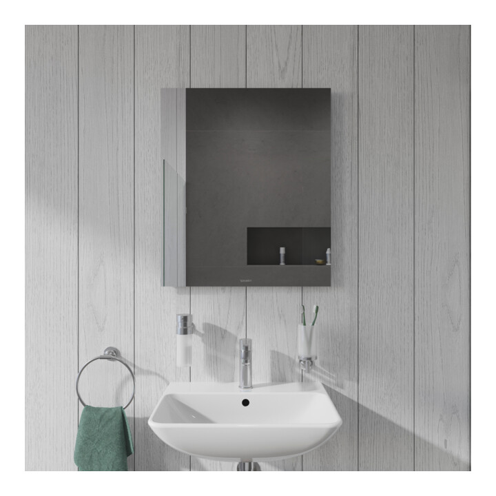 Duravit Miroir lumineux Better 60x70x3,3 cm, 40 W, LED, blanc