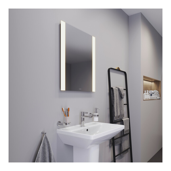 Duravit Miroir lumineux Better 60x70x3,4 cm, 22 W, LED, blanc