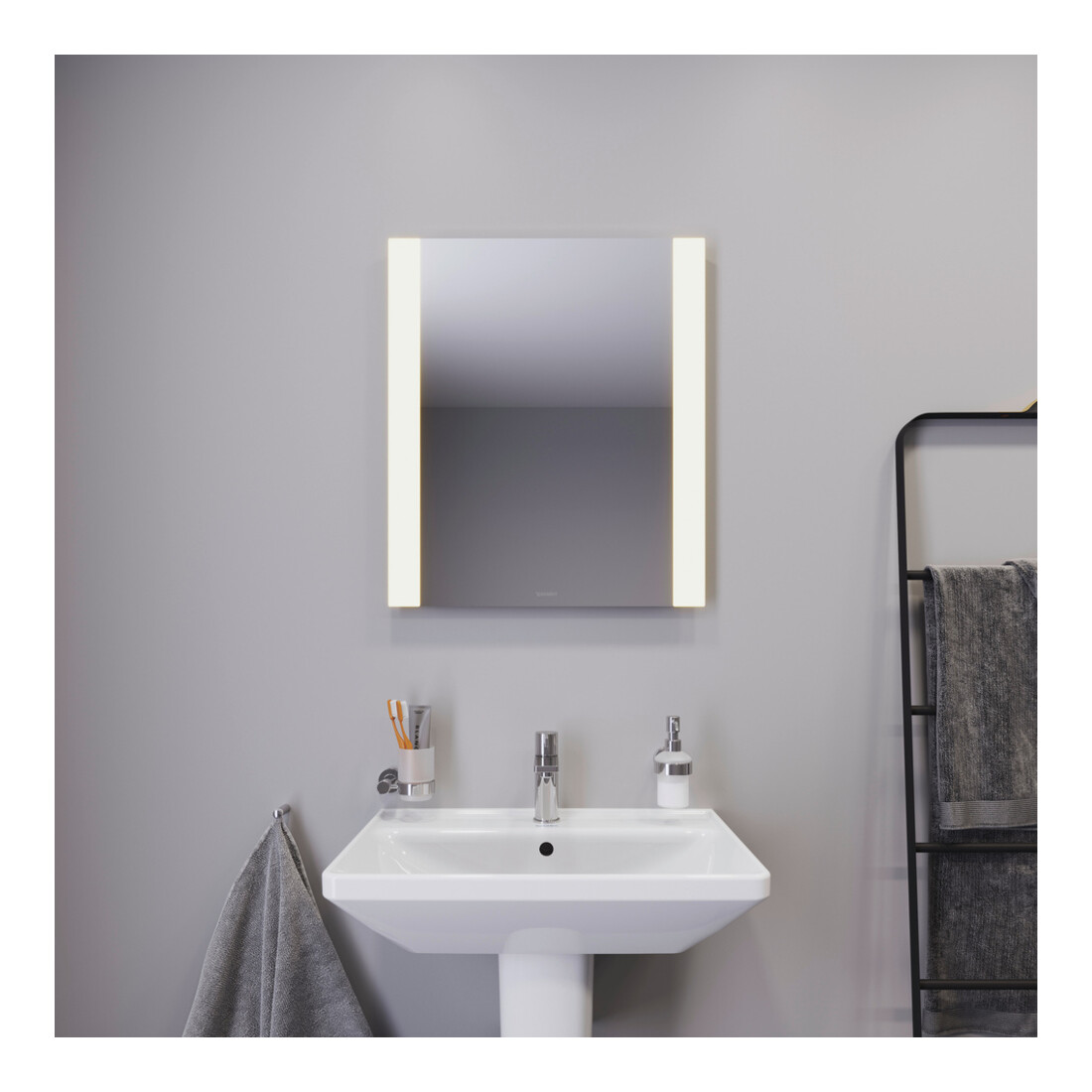 Duravit Miroir lumineux Better 60x70x3,4 cm, 22 W, LED, blanc