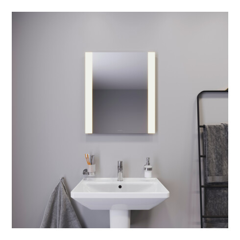Duravit Miroir lumineux Better 60x70x3,4 cm, 22 W, LED, blanc