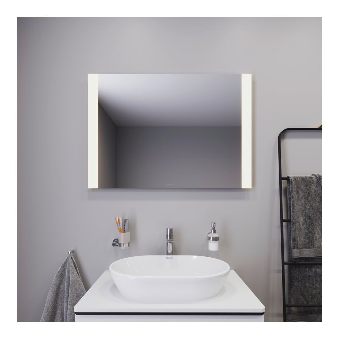 Duravit Miroir lumineux Good 100x70x3,4 cm, 22 W, LED, blanc