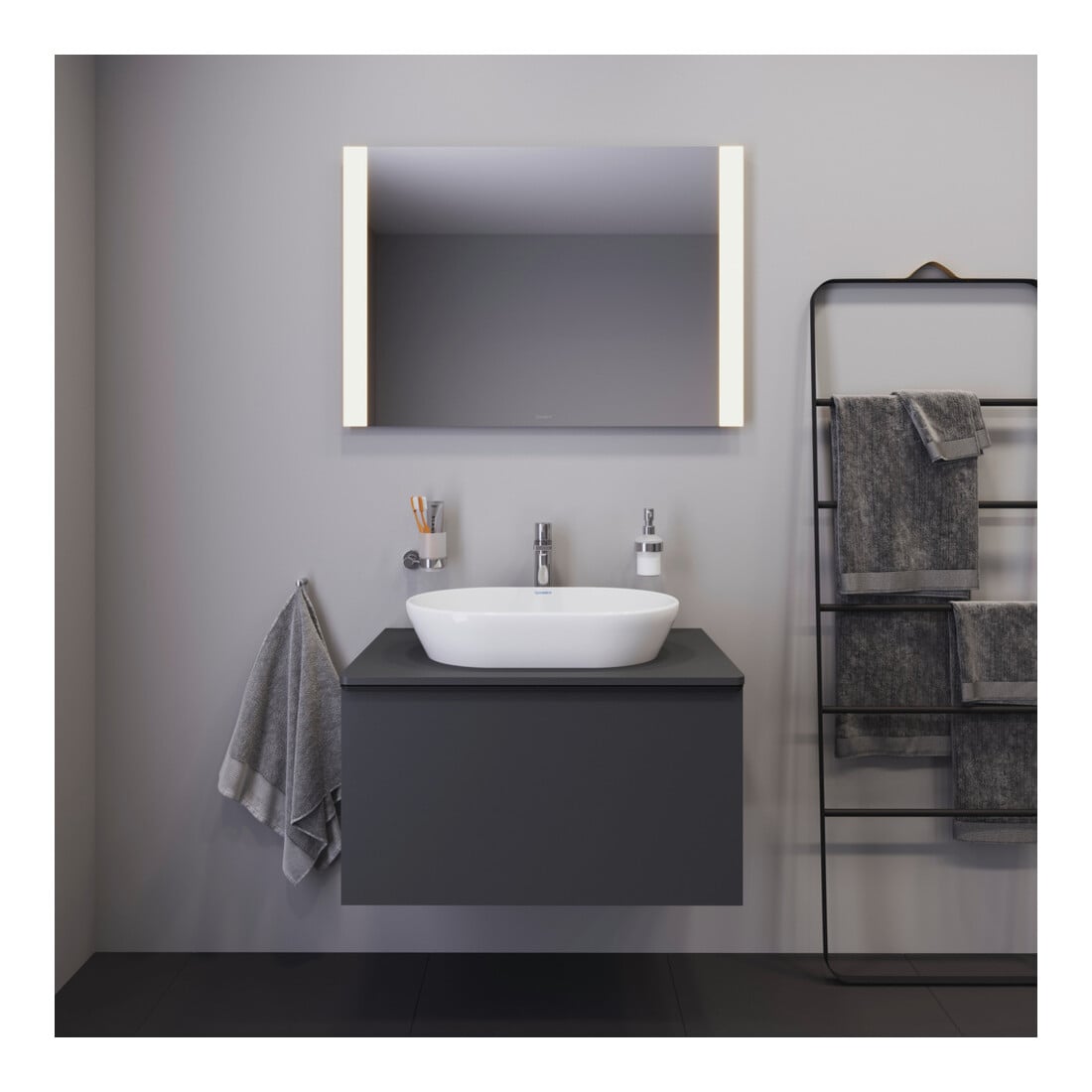 Duravit Miroir lumineux Good 100x70x3,4 cm, 22 W, LED, blanc