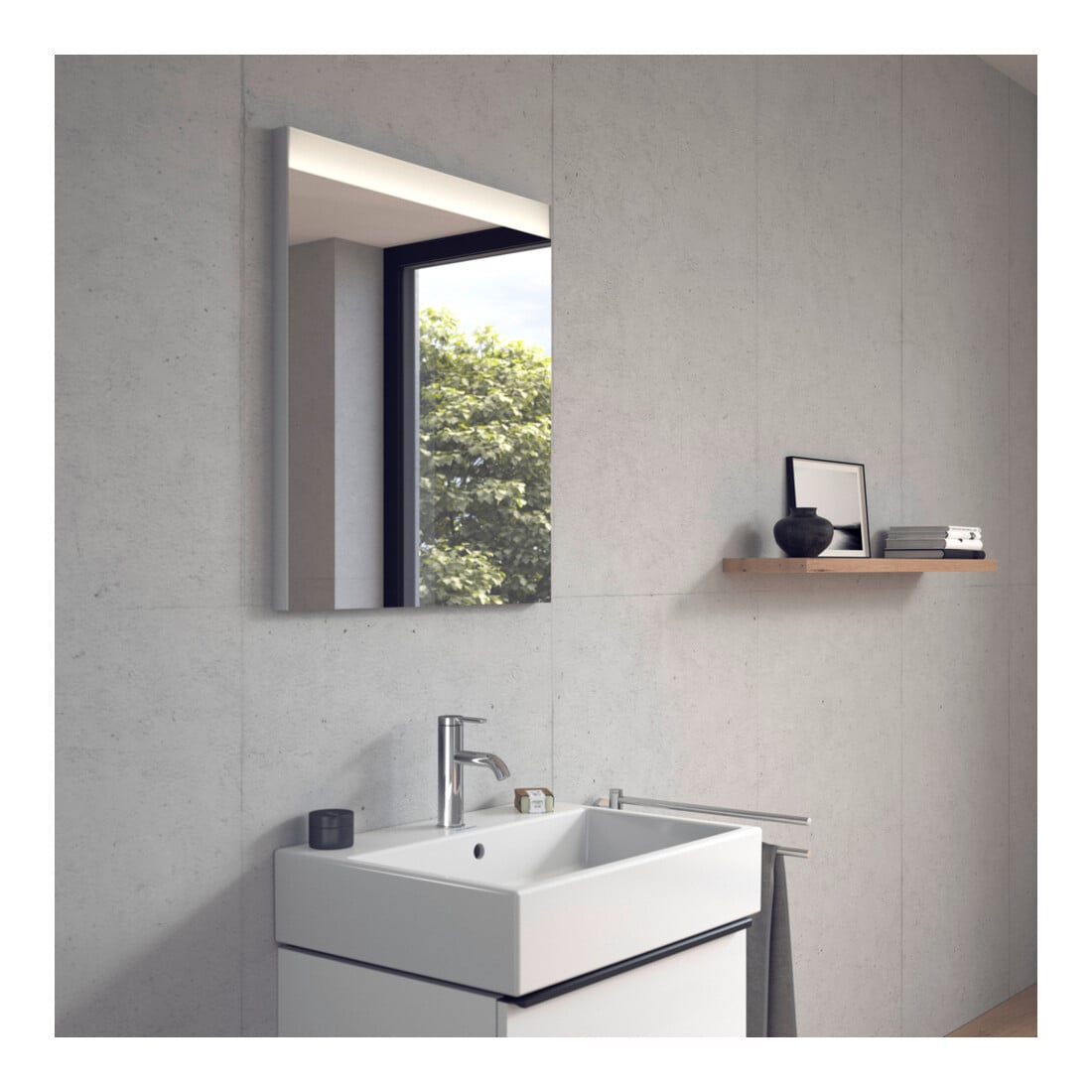 Duravit Miroir lumineux Good 60x70x3,5 cm, 9 W, LED, blanc
