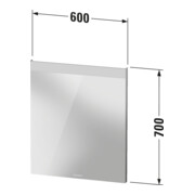 Duravit Miroir lumineux Good 60x70x3,5 cm, 9 W, LED, blanc-2