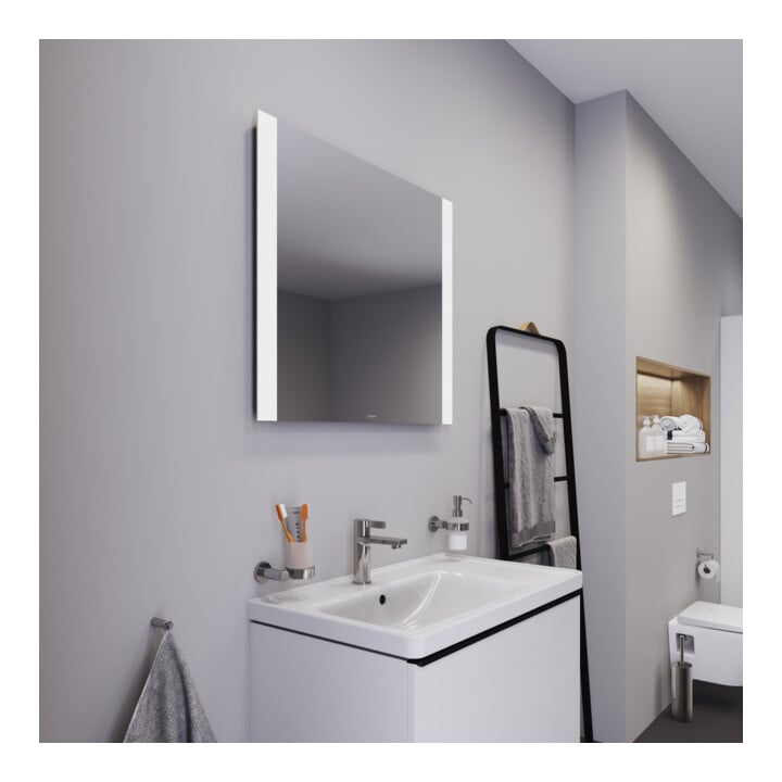 Duravit Miroir lumineux Good 80x70x3,4cm, 22 W, LED, blanc