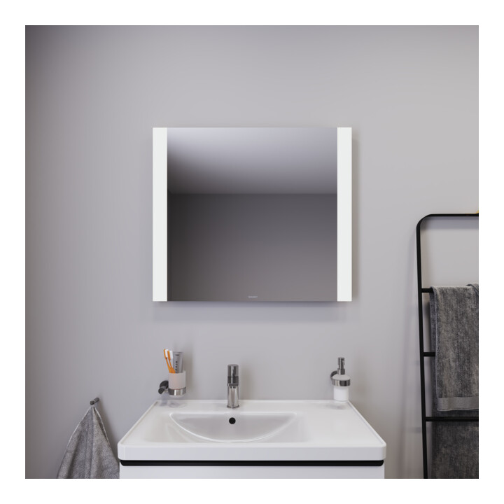 Duravit Miroir lumineux Good 80x70x3,4cm, 22 W, LED, blanc