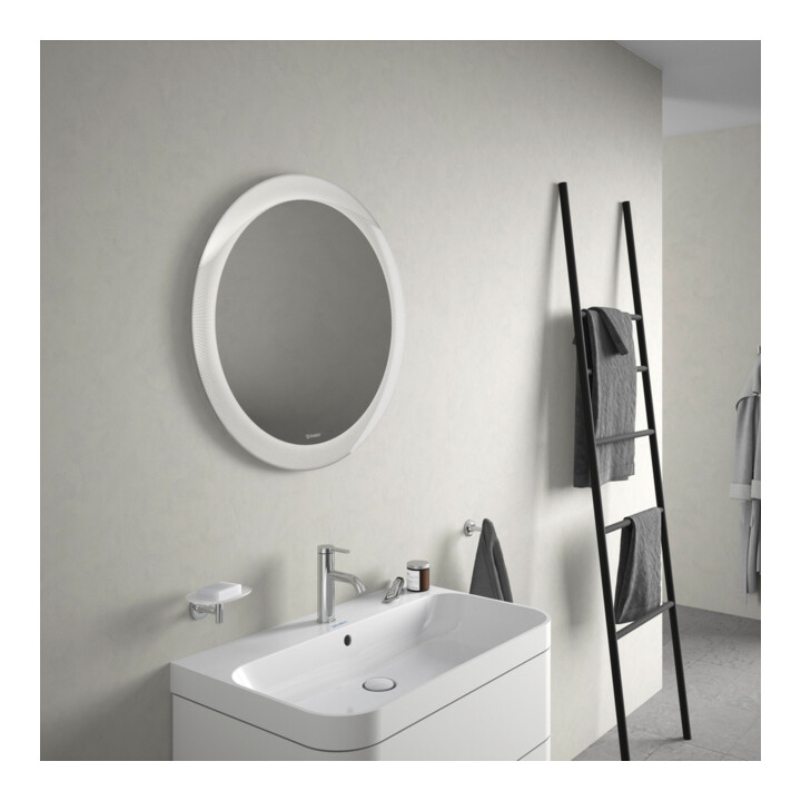 Duravit Miroir lumineux Happy D.2 Plus 70x70x4,7 cm, 31 W, avec capteur, éclairage LED radial
