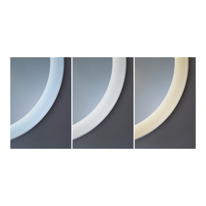 Duravit Miroir lumineux Happy D.2 Plus 70x70x4,7 cm, 31 W, avec capteur, éclairage LED radial