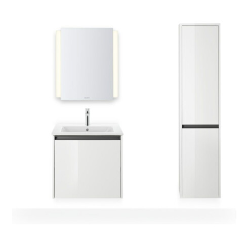 Duravit Miroir lumineux Ketho.2 60x70x3,3 cm, sans chauffage, 18 W, cadre lumineux
