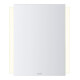 Duravit Miroir lumineux Ketho.2 60x70x3,3 cm, sans chauffage, 18 W, cadre lumineux
