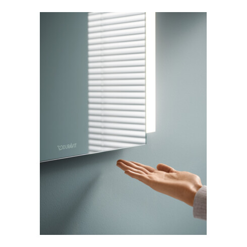 Duravit Miroir lumineux Ketho.2 80x70x3,3cm, sans interrupteur, 18 W, cadre lumineux