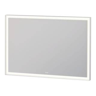 Duravit Miroir lumineux LED avec capteur blanc L-Cube 100x70x6cm, 29W, dimmable, mural
