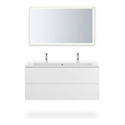 Duravit Miroir lumineux LED avec capteur blanc L-Cube 120x70x6cm, 32W, dimmable, mural-3