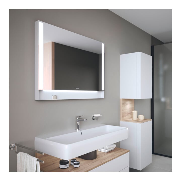 Duravit Miroir lumineux Qatego 100x75x6,5 cm, 29 W, blanc mat
