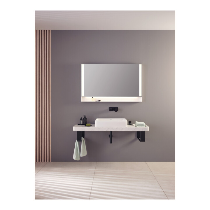 Duravit Miroir lumineux Qatego 120x75x6,5 cm, 32 W, blanc mat