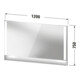 Duravit Miroir lumineux Qatego 120x75x6,5 cm, 32 W, blanc mat-5