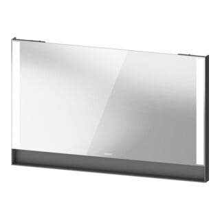 Duravit Miroir lumineux Qatego 120x75x6,5 cm, 32 W, graphite mat