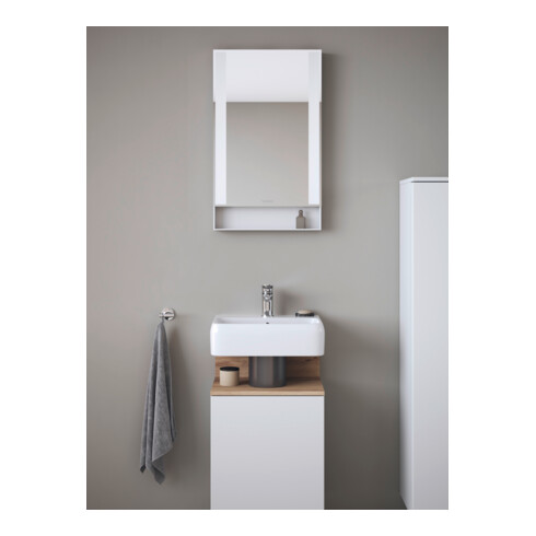 Duravit Miroir lumineux Qatego 45x75x6,5 cm, 21 W, blanc mat