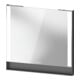 Duravit Miroir lumineux Qatego 80x75x6,5 cm, 26 W, graphite mat-1
