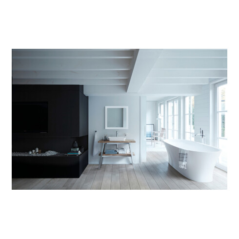 Duravit Miroir lumineux White Tulip 75x75x5 cm, 38 W, version App, LED, blanc