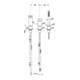 Duravit Mitigeur bain 3 trous Wave chrome-4