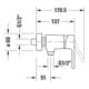 Duravit Mitigeur douche mono B.2 AP, montage mural, chrome-4