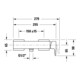 Duravit Mitigeur douche monocommande Manhattan AP, montage mural, noir mat-4