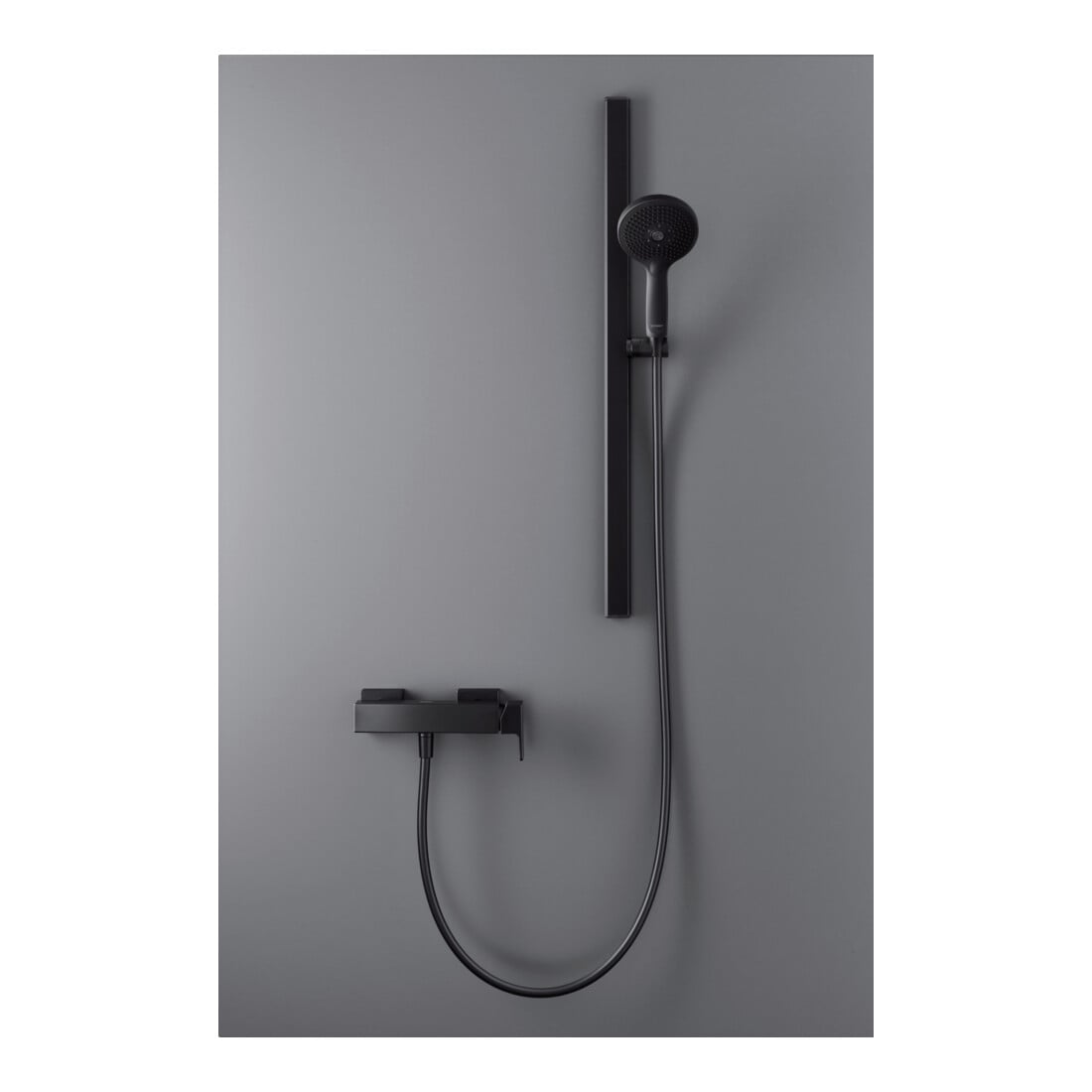 Duravit Mitigeur douche monocommande Manhattan AP, montage mural, noir mat