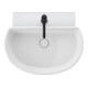 Duravit Mitigeur lavabo Fresh u. -Flow Balcoon bec 138 mm, avec tirette, noir mat
