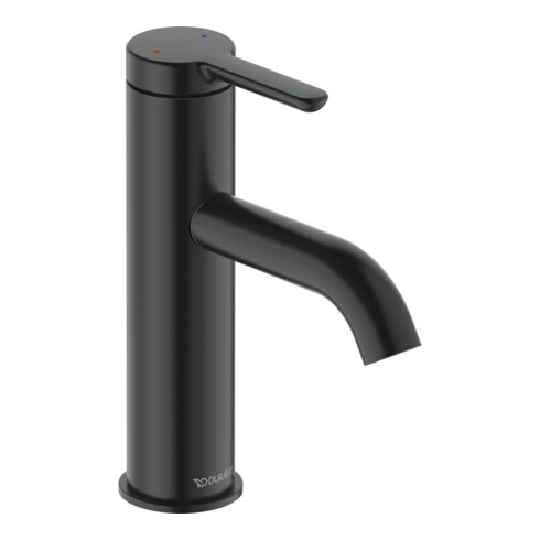 Duravit Mitigeur lavabo M C.1, bec 113 mm, sans vidage, noir mat
