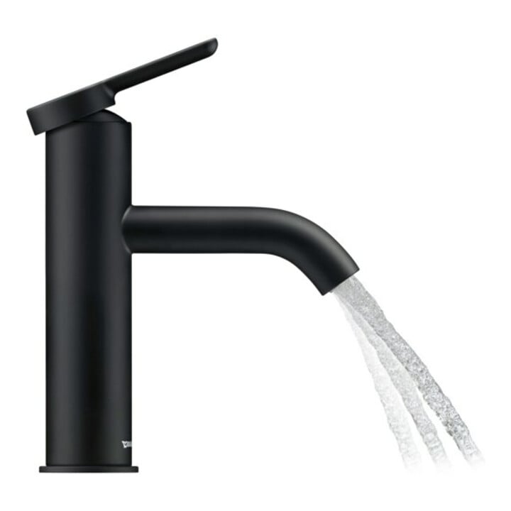 Duravit Mitigeur lavabo M C.1, bec 113 mm, sans vidage, noir mat