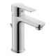 Duravit Mitigeur lavabo M Fresh + -Flow D-Code avec tirette, céramique, 107 mm-1