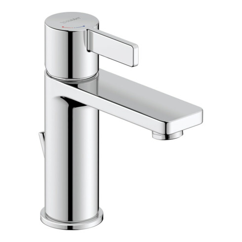 Duravit Mitigeur lavabo M Fresh-Start D-Neo avec vidage à tirette, bec 109 mm, chrome