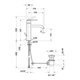 Duravit Mitigeur lavabo M Fresh u. -Flow Balcoon Bec 138 mm, avec vidage, chrome brillant