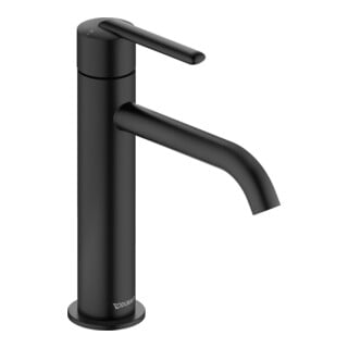 Duravit Mitigeur lavabo M Fresh u. -Flow Balcoon bec 138 mm, sans tirette, noir mat