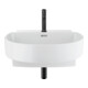 Duravit Mitigeur lavabo M Fresh u. -Flow Balcoon bec 138 mm, sans tirette, noir mat