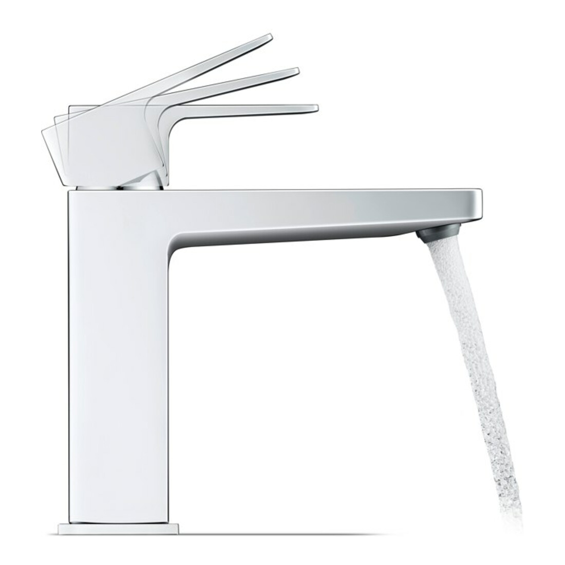 Duravit Mitigeur lavabo M FreshStart Manhattan, bec 129 mm, avec vidage, chrome