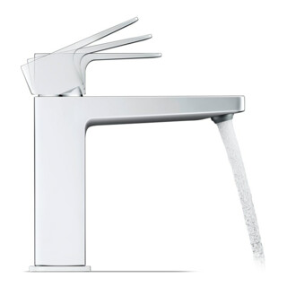 Duravit Mitigeur lavabo M FreshStart Manhattan, bec 129 mm, sans vidage, chrome
