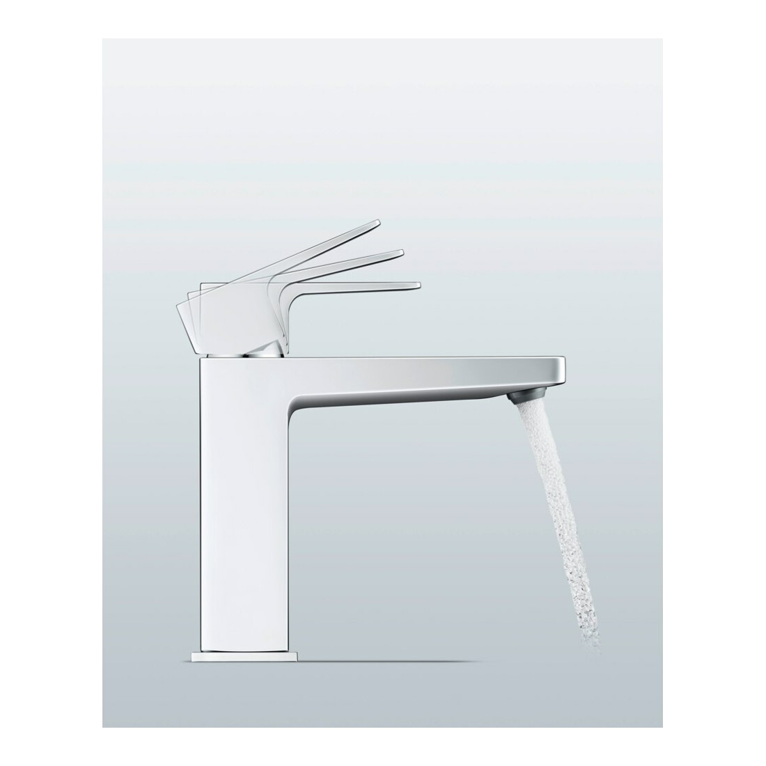 Duravit Mitigeur lavabo M FreshStart Manhattan, bec 129 mm, sans vidage, chrome