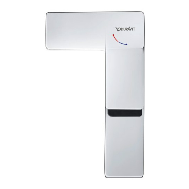 Duravit Mitigeur lavabo M Manhattan bec 129 mm, sans vidage, chrome