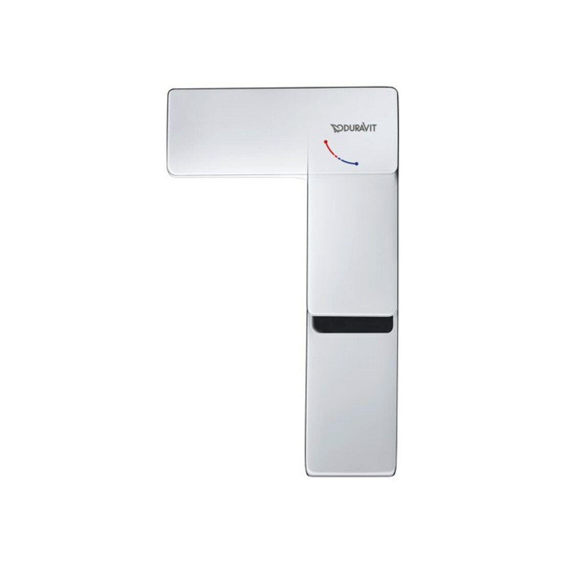 Duravit Mitigeur lavabo M Manhattan bec 129 mm, sans vidage, chrome