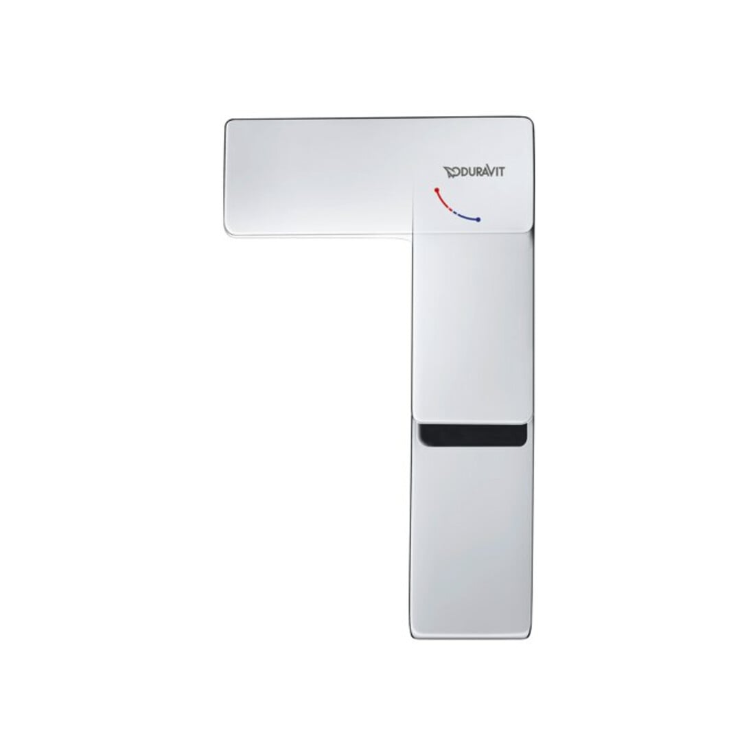 Duravit Mitigeur lavabo M Manhattan bec 129 mm, sans vidage, chrome