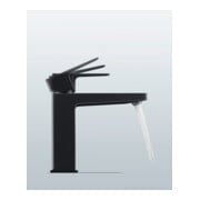 Duravit Mitigeur lavabo M Manhattan, bec 129 mm, sans vidage, noir mat-4