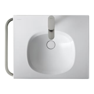 Duravit Mitigeur lavabo M Wave Bec 122 mm, avec vidage à tirette, ES courbé